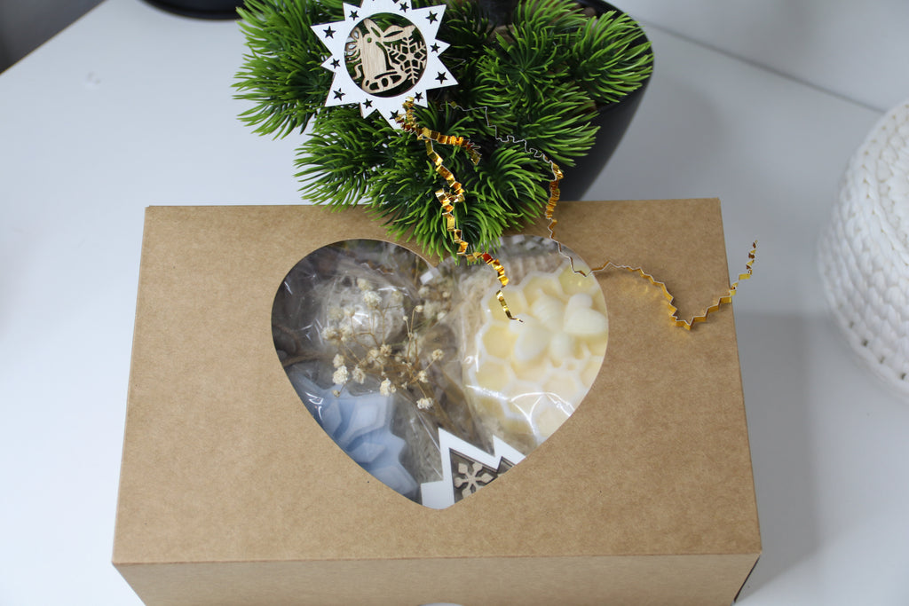 Winter Soap Gift Set “Snowflake & Honeycomb”