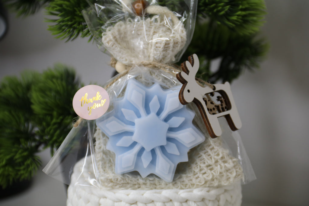 Winter Soap Gift Set “Snowflake & Honeycomb”