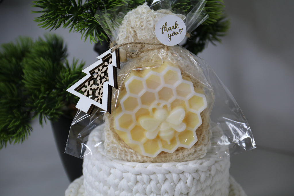 Winter Soap Gift Set “Snowflake & Honeycomb”