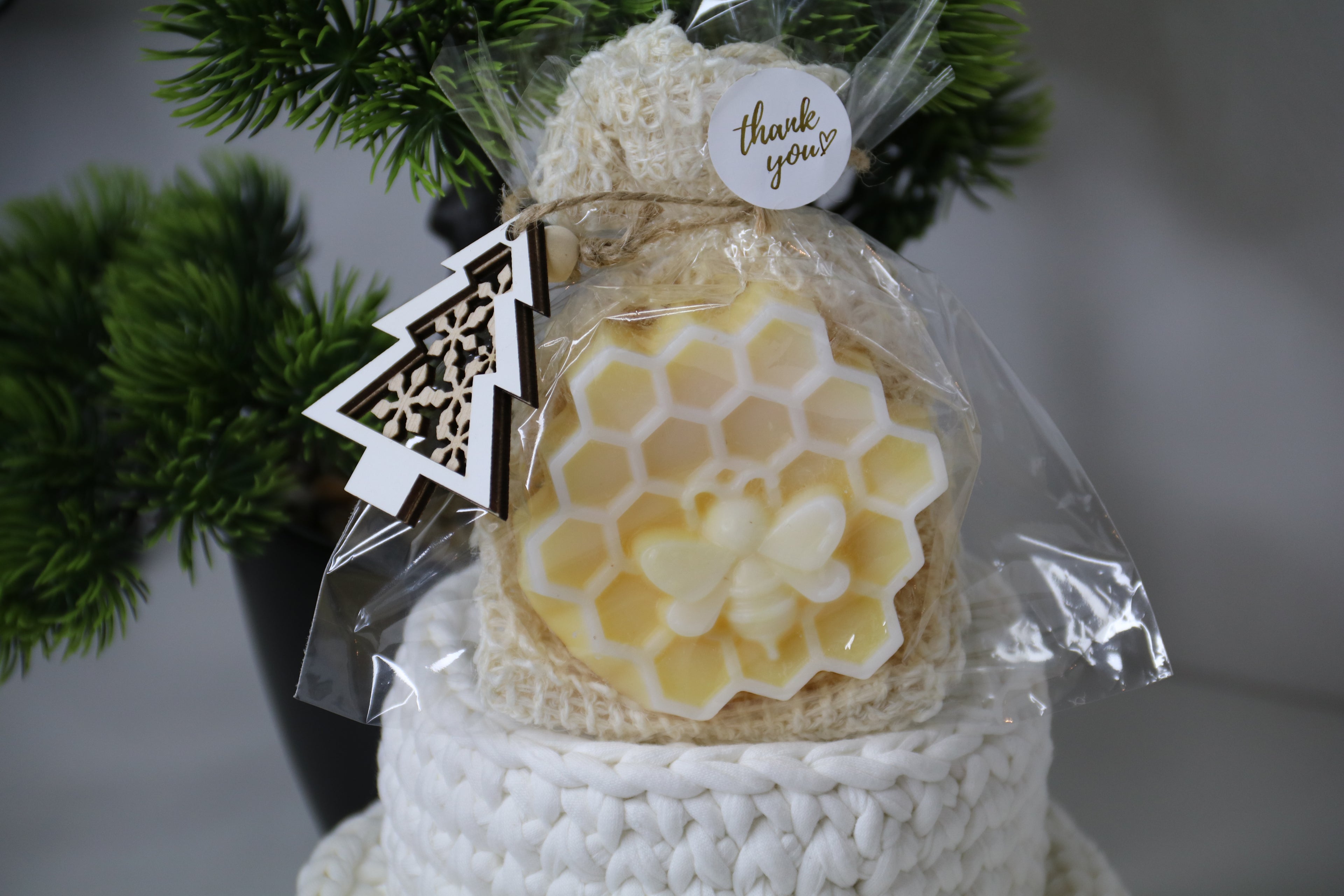 Winter Soap Gift Set “Snowflake & Honeycomb”