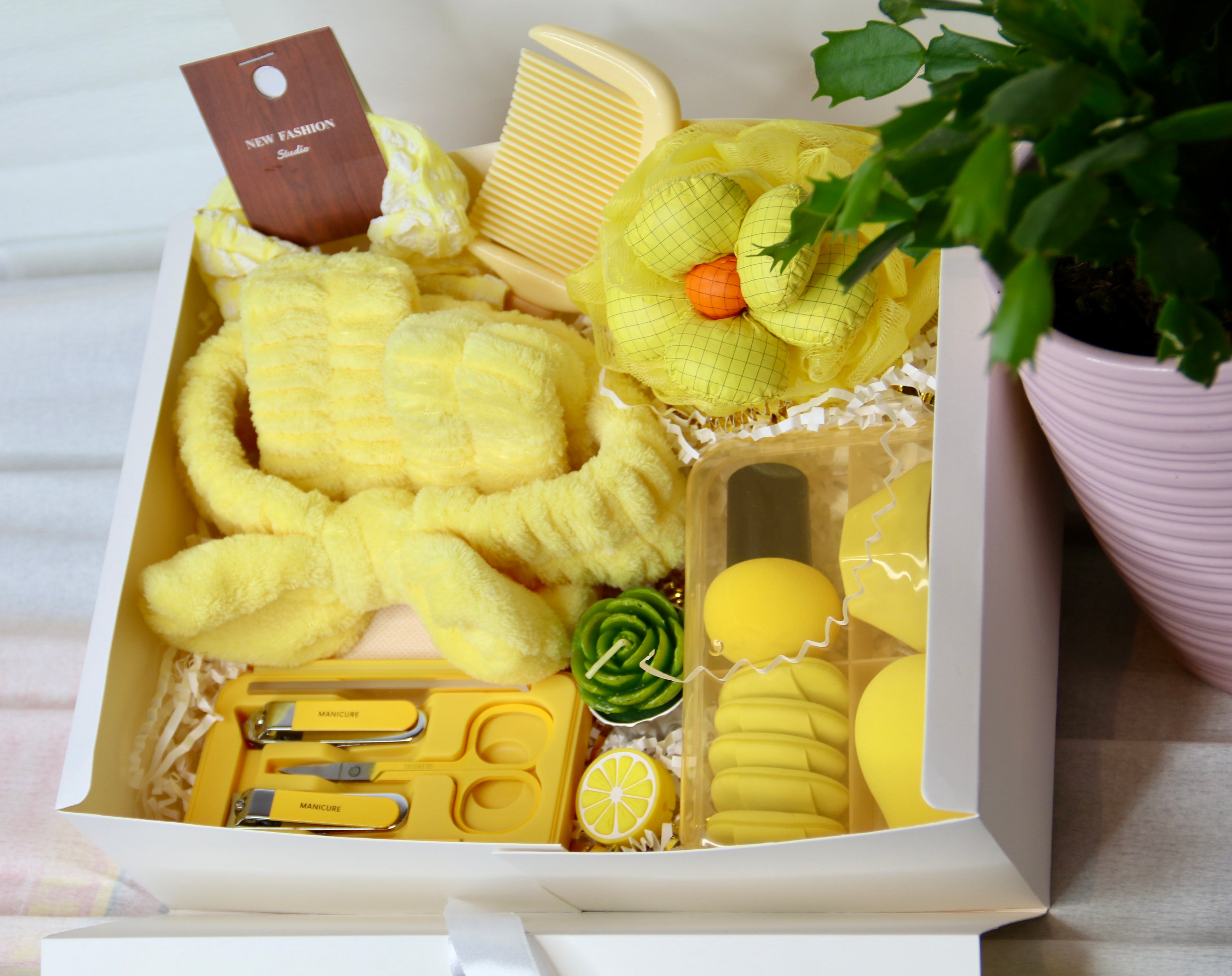 Yellow Self Care Gift Box