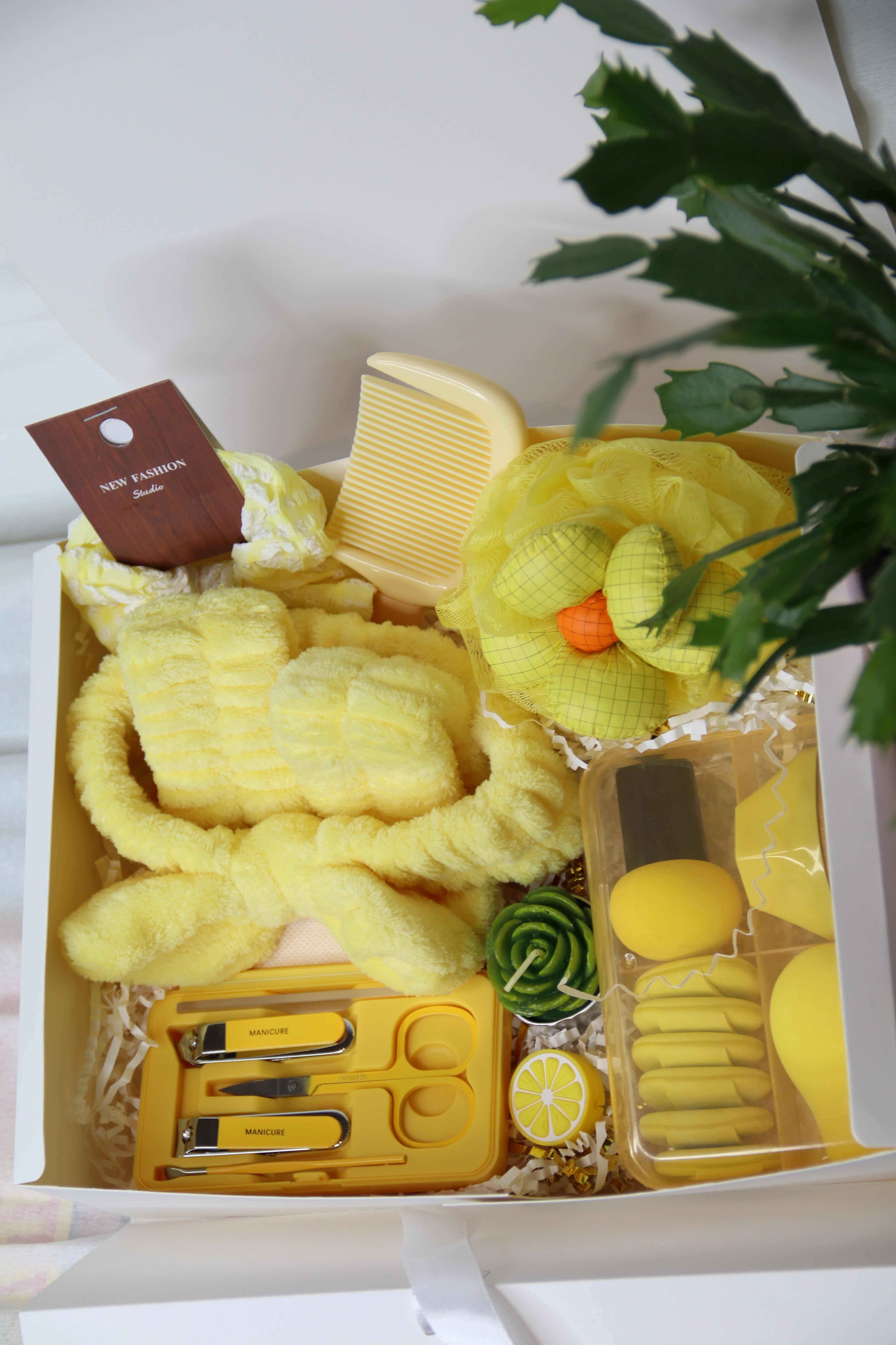 Yellow Self Care Gift Box